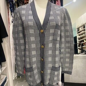 Vintage Celine  Cardigan with Gold Buttons